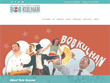 Tablet Screenshot of bobkulhan.com